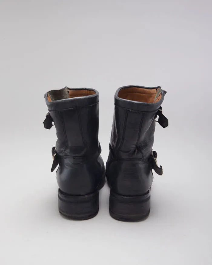 Vintage 90's Buckle Biker Ankle Boot - UK 6 sold by Rokit product image thumbnail 4