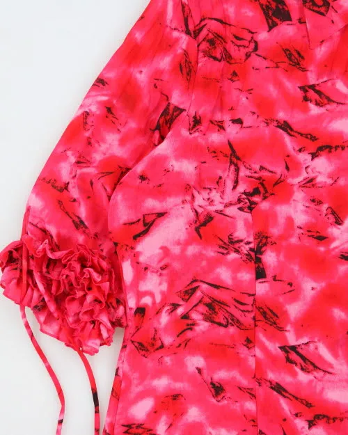 Y2k 00s Caviar Ruffle Sleeve Blouse - M sold by Rokit product image thumbnail 4