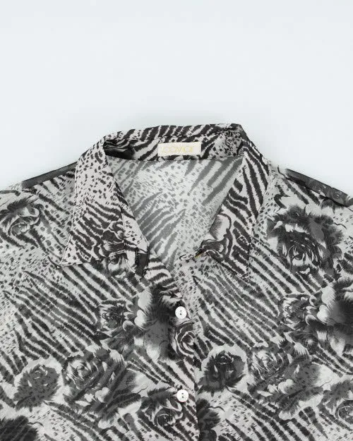 Y2k 00s Caviar Mesh Blouse - L sold by Rokit product image thumbnail 3