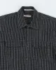 Vintage Point Zero Striped Short Sleeve Shirt - M sold by Rokit