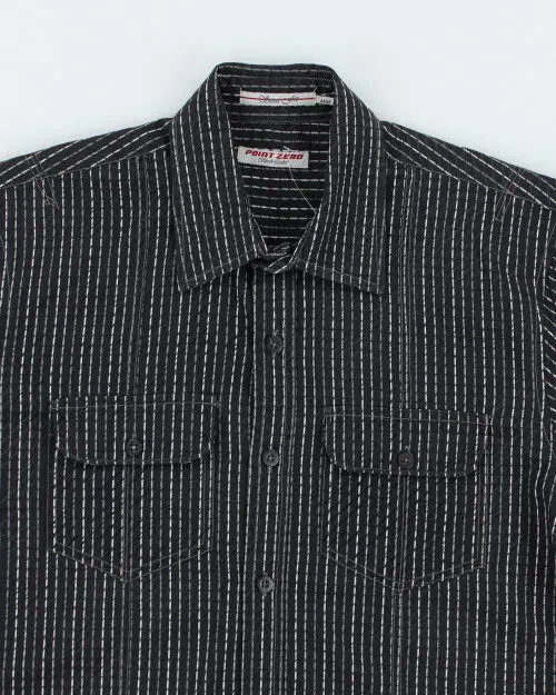 Vintage Point Zero Striped Short Sleeve Shirt - M sold by Rokit product image thumbnail 3