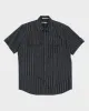 Vintage Point Zero Striped Short Sleeve Shirt - M sold by Rokit