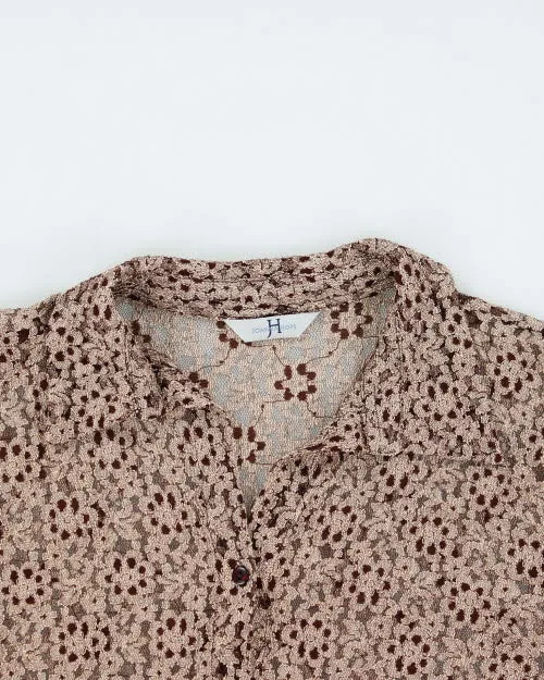 Y2k 00s Joanna Hope Lace Blouse - L sold by Rokit product image thumbnail 3
