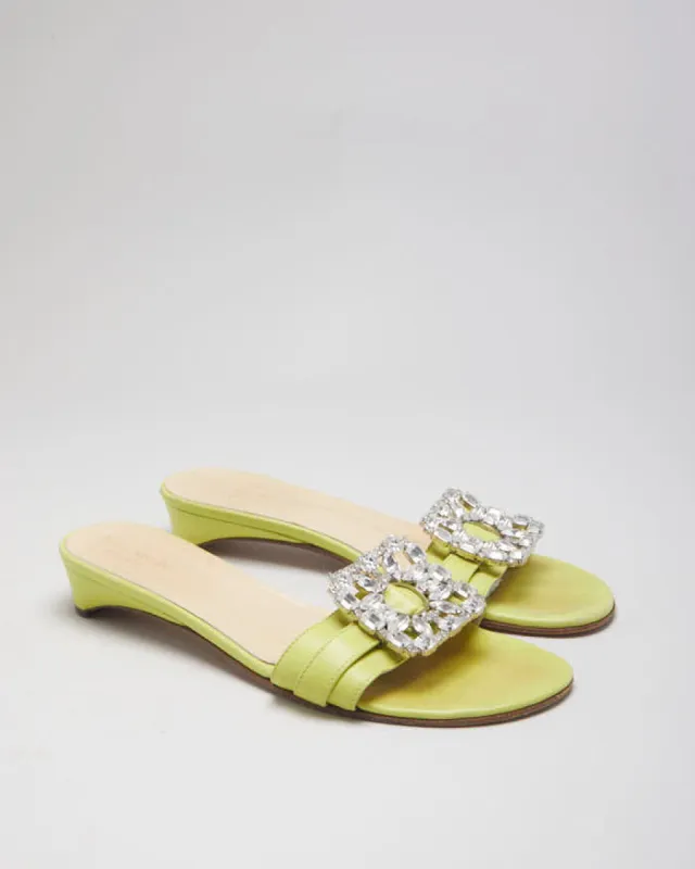 Kate Spade Green Sandals - UK6.5 sold by Rokit
