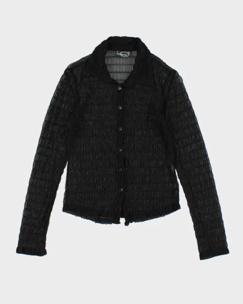 Y2k 00s Dynamite Mesh Shirt - S sold by Rokit