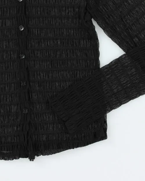 Y2k 00s Dynamite Mesh Shirt - S sold by Rokit product image thumbnail 4