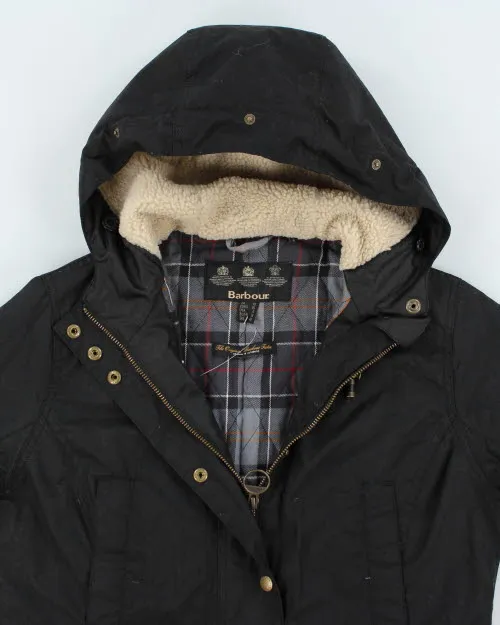 Barbour Black Hooded Jacket - M sold by Rokit product image thumbnail 3