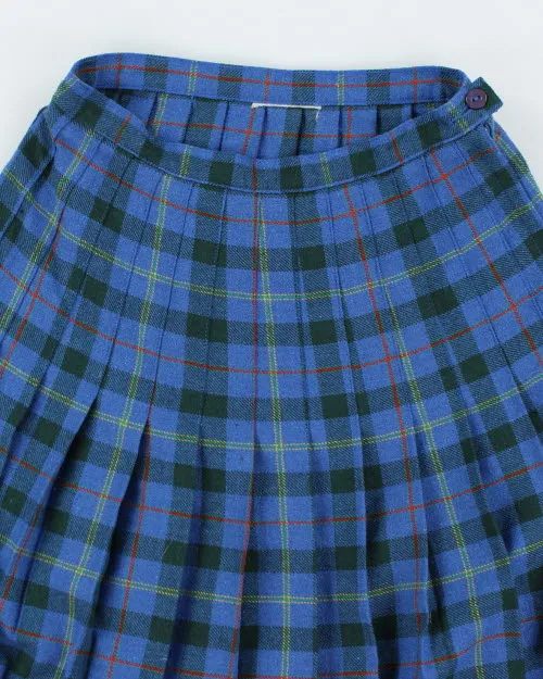 Tan F Jay Wool Plaid Skirt - XS sold by Rokit product image thumbnail 3