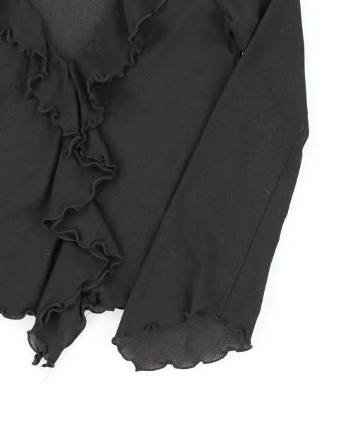 Y2k 00s To The Max! Mesh Ruffle Top - XS sold by Rokit product image thumbnail 4