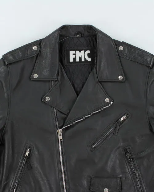 Vintage 90's FMC Heavyweight Leather Jacket - XL sold by Rokit product image thumbnail 3