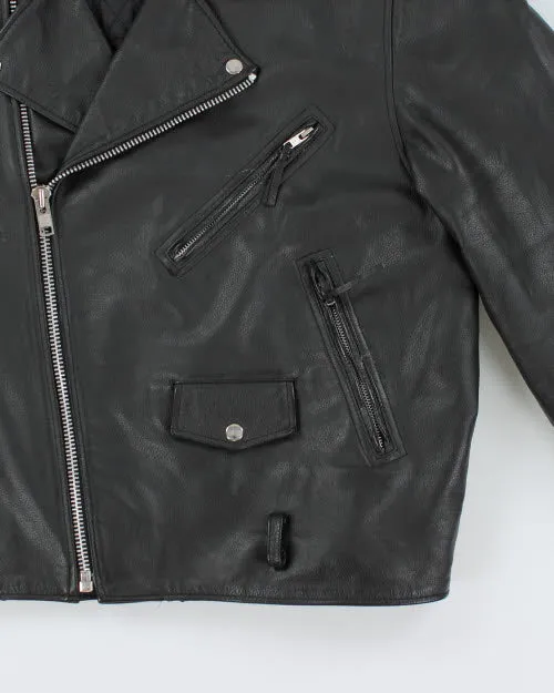 Vintage 90's FMC Heavyweight Leather Jacket - XL sold by Rokit product image thumbnail 4