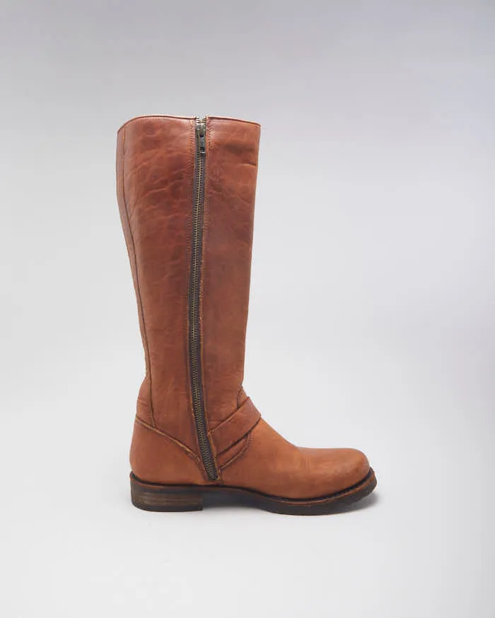 Vintage 90's Frye Multi Straps Leather Boots - UK 6.5 sold by Rokit product image thumbnail 2