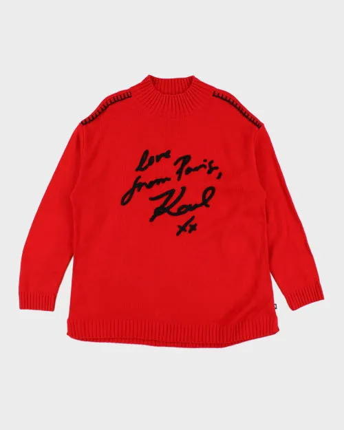 Karl Lagerfeld Knit Jumper - XL sold by Rokit