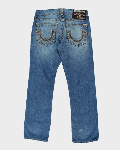 Vintage 2000's True Religion Straight Fit Dark Wash Jeans - W30 L29 sold by Rokit product image thumbnail 2