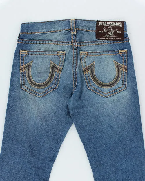 Vintage 2000's True Religion Straight Fit Dark Wash Jeans - W30 L29 sold by Rokit product image thumbnail 4