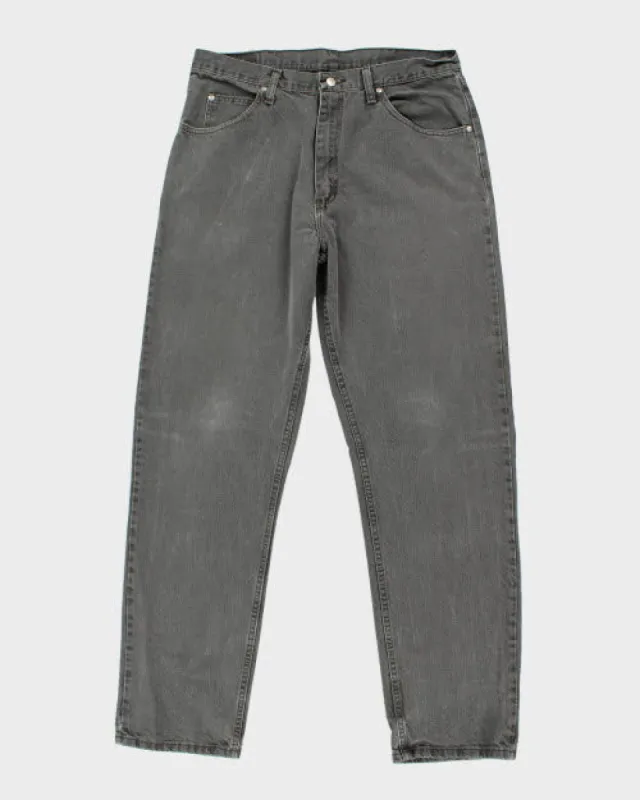 Vintage Wrangler Light Grey Wash Wash Jeans - W34 L32 sold by Rokit