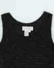 Y2k 00s Basix Sequin Crochet Cami - S sold by Rokit