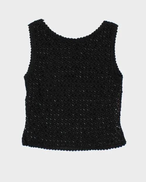 Y2k 00s Basix Sequin Crochet Cami - S sold by Rokit product image thumbnail 2