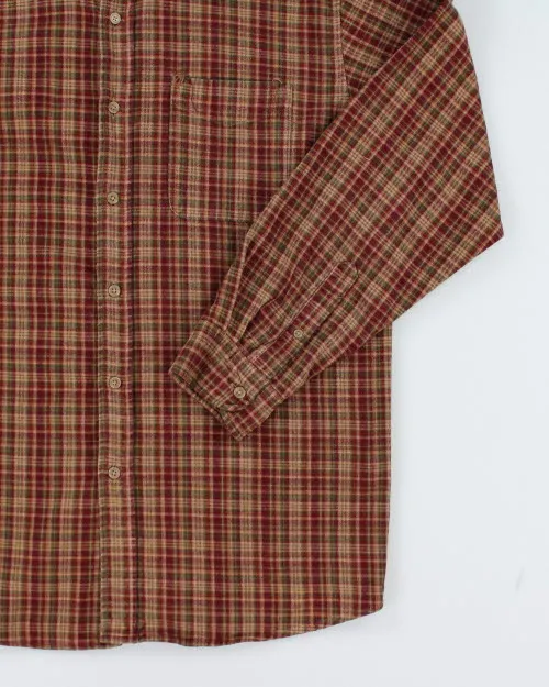 Vintage 90's Outline Oversized Flannel Shirt - M sold by Rokit product image thumbnail 4