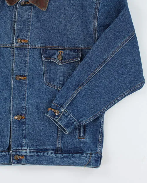 Vintage 90's Marlboro Classic Western Denim Jacket - L sold by Rokit product image thumbnail 4