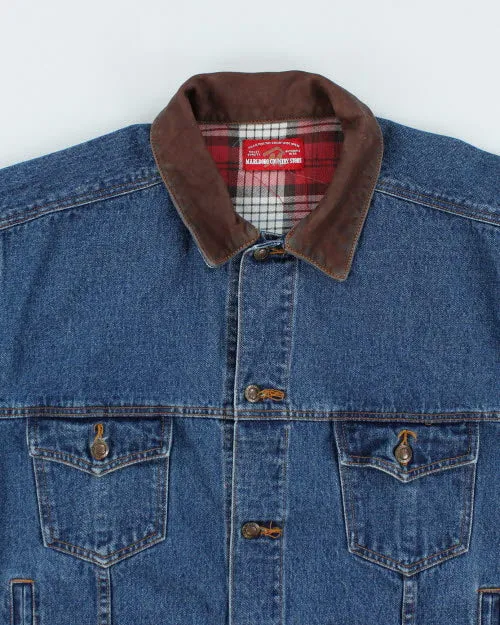 Vintage 90's Marlboro Classic Western Denim Jacket - L sold by Rokit product image thumbnail 3