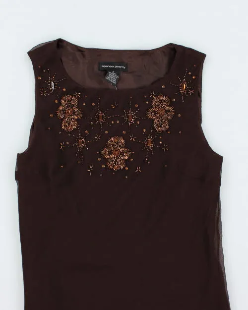 Spencer Jeremy Silk Beaded Top - S sold by Rokit product image thumbnail 3