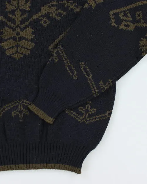 Vintage 90's Country Side Patterned Knit Jumper - M sold by Rokit product image thumbnail 4
