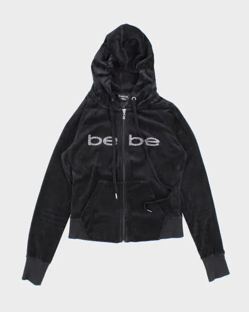 Y2k 00s Bebe Velour Hoodie - M sold by Rokit