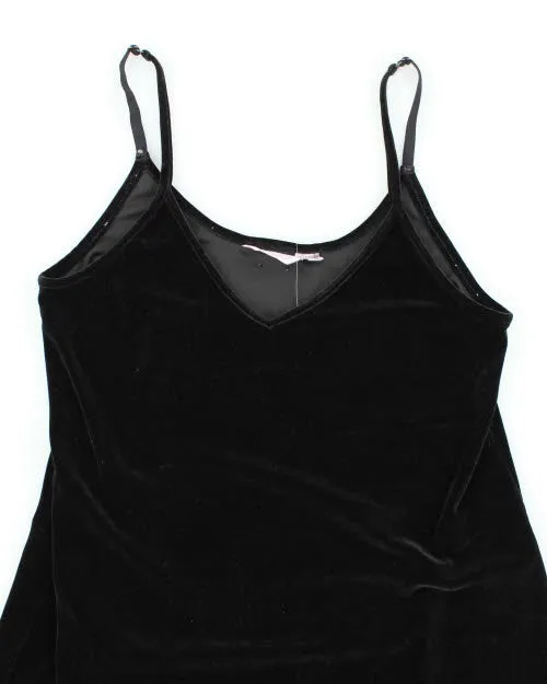 Y2k 00s La Vie En Rose Velour Slip Dress - M sold by Rokit product image thumbnail 3