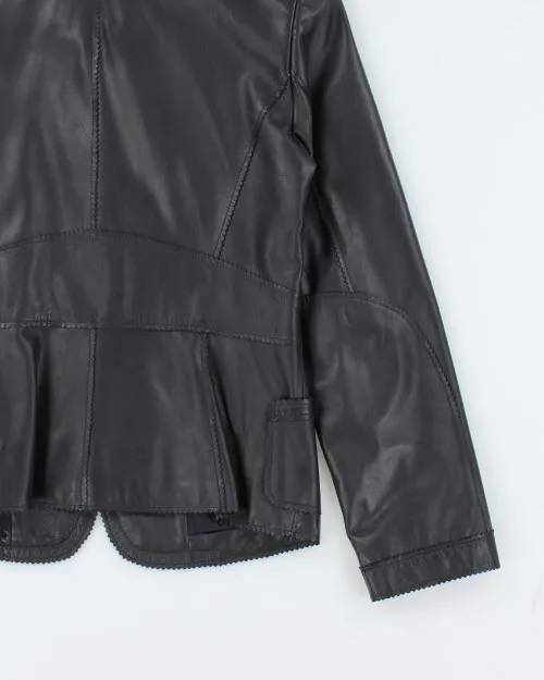 Vintage Y2K DKNY Leather Double Breasted Blazer - XS sold by Rokit product image thumbnail 5