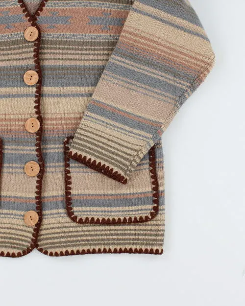 Vintage Stripe Knit Cardigan - L sold by Rokit product image thumbnail 4