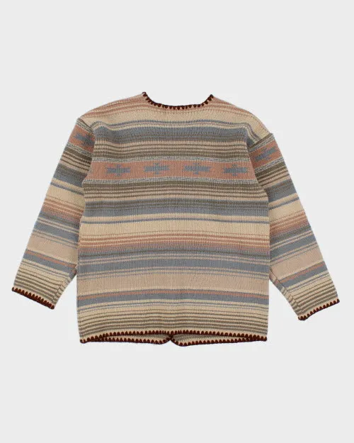 Vintage Stripe Knit Cardigan - L sold by Rokit product image thumbnail 2