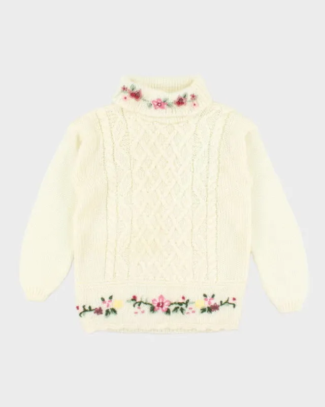 Vintage Huntingdon Knit Cable Knit Jumper - M sold by Rokit