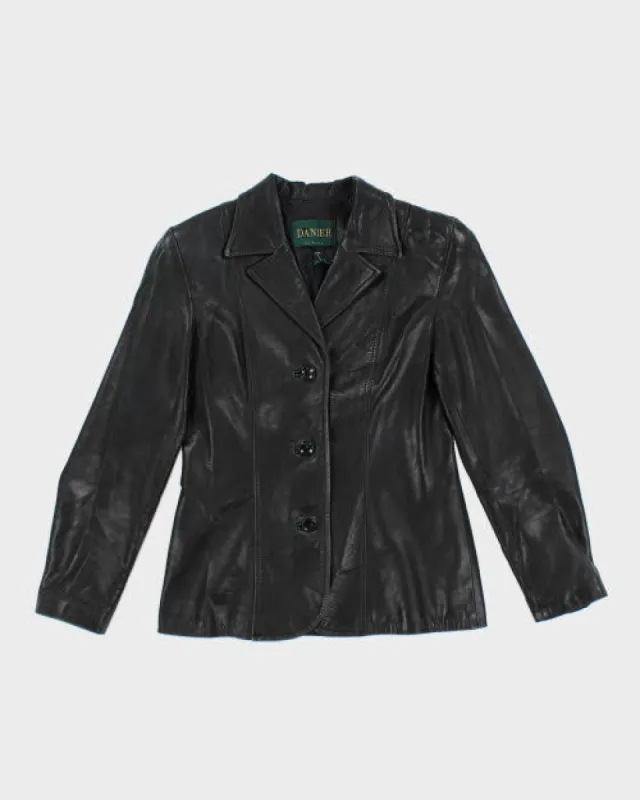 Vintage 90's Danier Double Breasted Leather Jacket - XS sold by Rokit