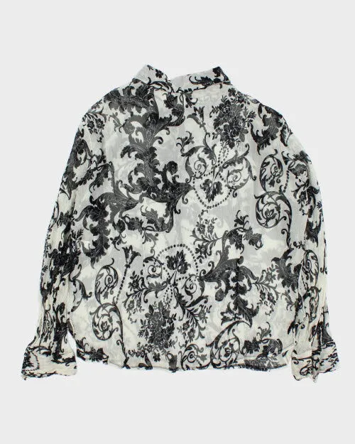 Y2k 00s Nia & Do Rado Sheer Blouse - L sold by Rokit product image thumbnail 2