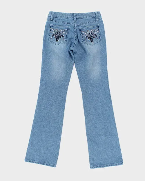 Y2k 00s Rhinestone Jeans - W28 L31 sold by Rokit product image thumbnail 2