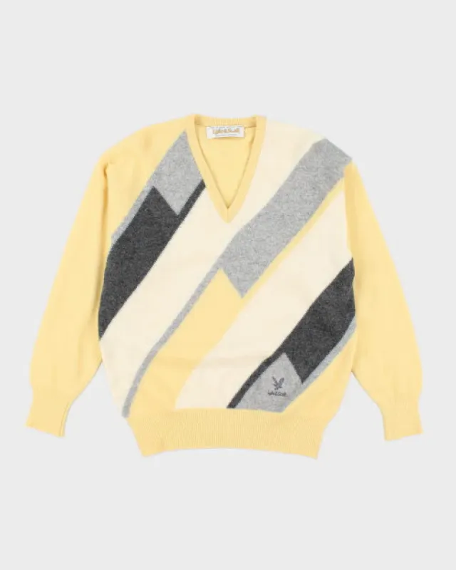 Vintage 90's Lyle Scott V-Neck Sweater - M sold by Rokit