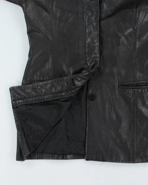 Vintage 90's Danier Leather Button Up Jacket - M sold by Rokit product image thumbnail 5