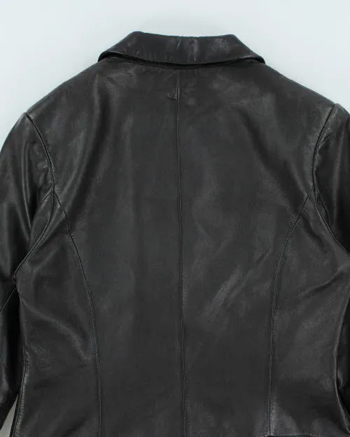 Vintage 90's Danier Leather Button Up Jacket - M sold by Rokit product image thumbnail 4