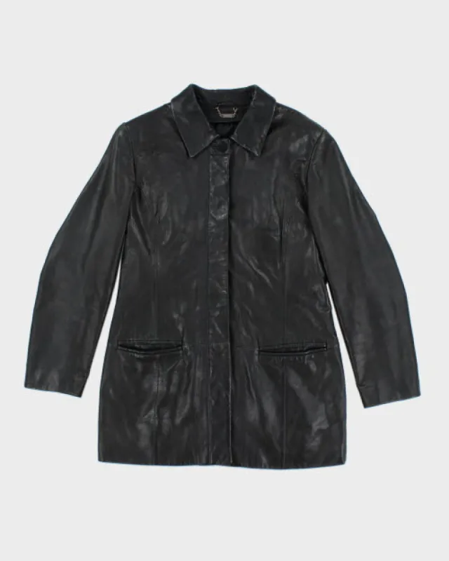 Vintage 90's Danier Leather Button Up Jacket - M sold by Rokit