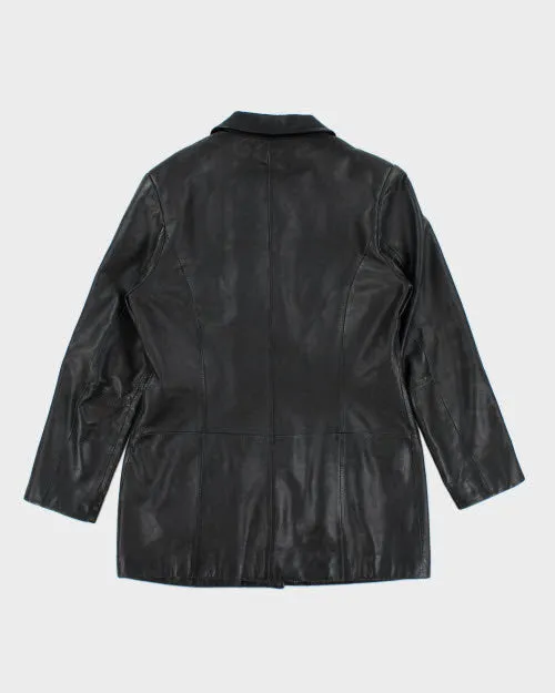 Vintage 90's Danier Leather Button Up Jacket - M sold by Rokit product image thumbnail 2