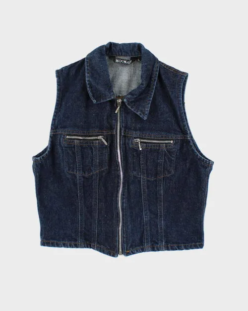 Y2k 00s Kookai Denim Top - L sold by Rokit