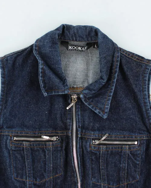Y2k 00s Kookai Denim Top - L sold by Rokit product image thumbnail 3