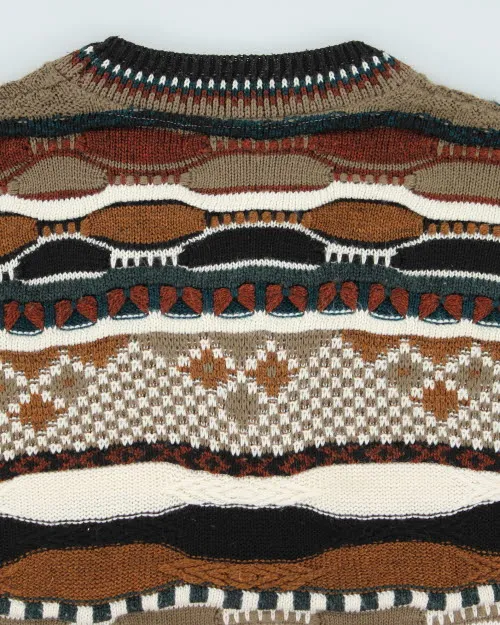 Vintage 90's Tossani Patterned Knit Jumper - L sold by Rokit product image thumbnail 5