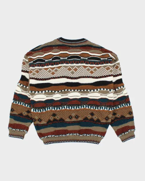 Vintage 90's Tossani Patterned Knit Jumper - L sold by Rokit product image thumbnail 2