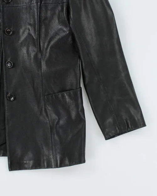 Vintage Y2K Button Up Leather Jacket - XL sold by Rokit product image thumbnail 5