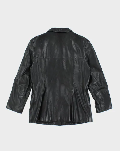 Vintage Y2K Button Up Leather Jacket - XL sold by Rokit product image thumbnail 2