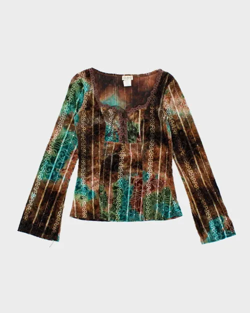 Y2k 00s Arianne Top - S sold by Rokit