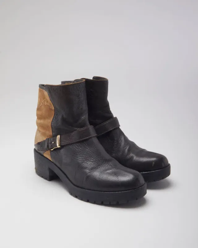 Vintage Y2K Chunky Strapped Ankle Boots - UK 5 sold by Rokit