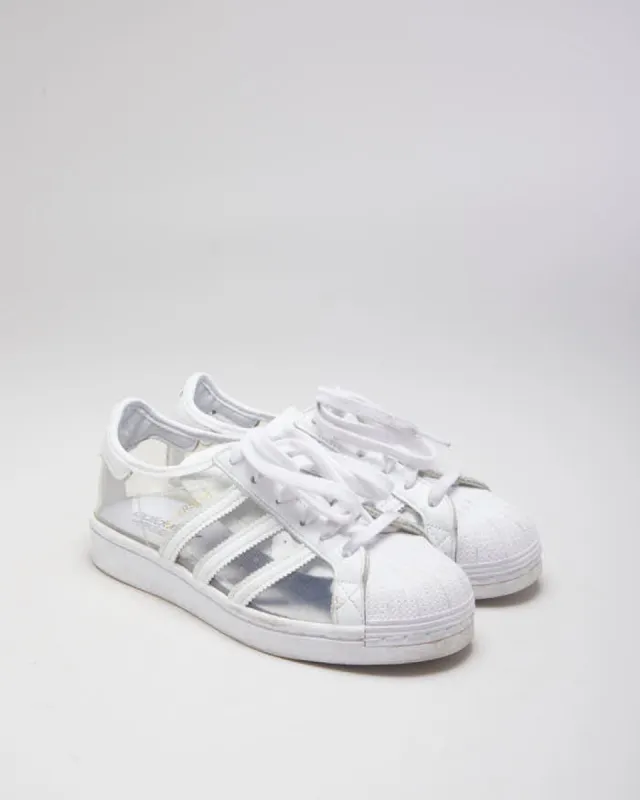 Adidas Superstar Clear Plastic Trainers - UK 4 sold by Rokit
